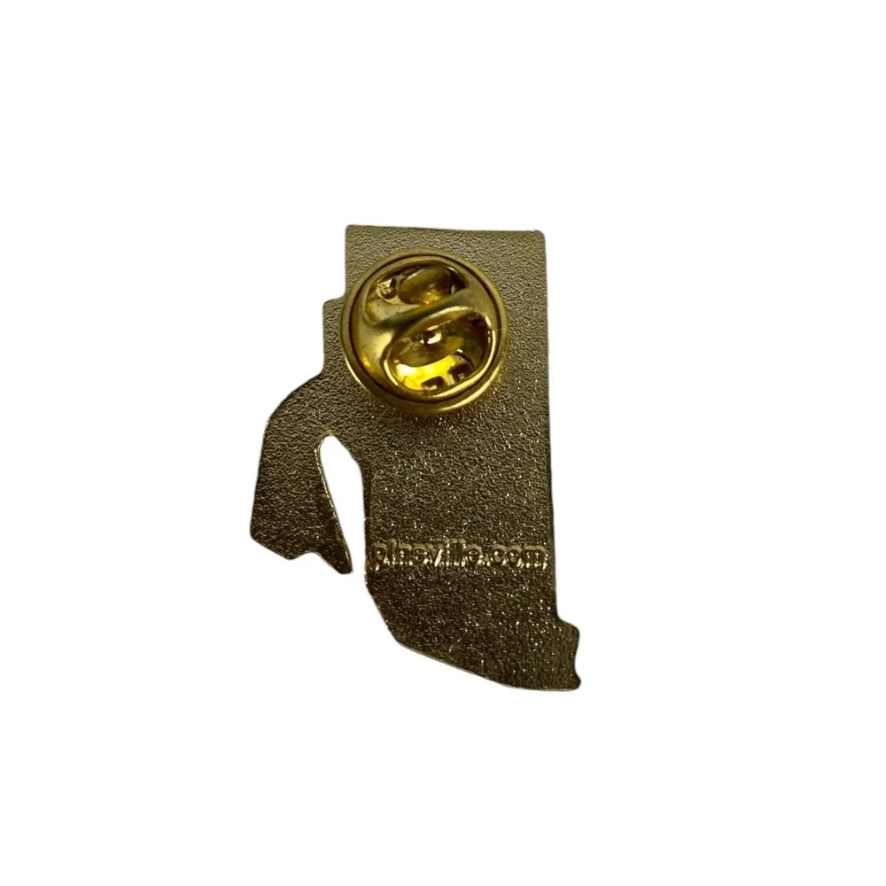 Providence Lightning Bolt Outline Lapel Pin Vintage Collectible Badge‎ A14Q